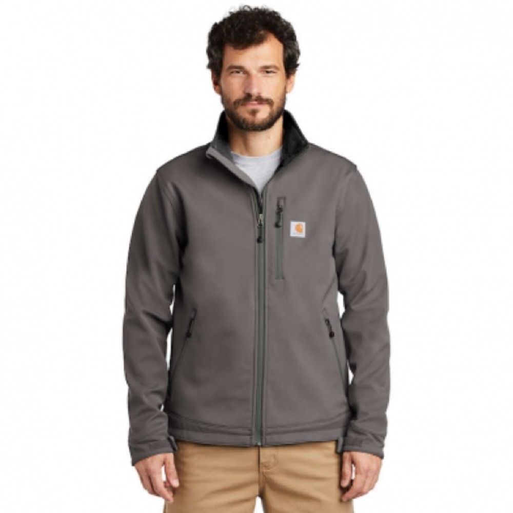 NWT Carhartt Gray Crowley Jacket Outdoor Work Wear Windbreaker Waterproof